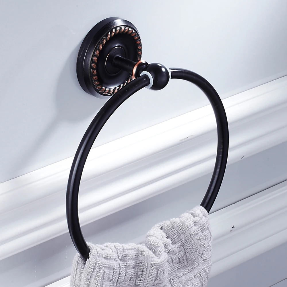 Лейден 4 шт. набор аксессуаров для ванной комнаты ORB латунный держатель полотенец