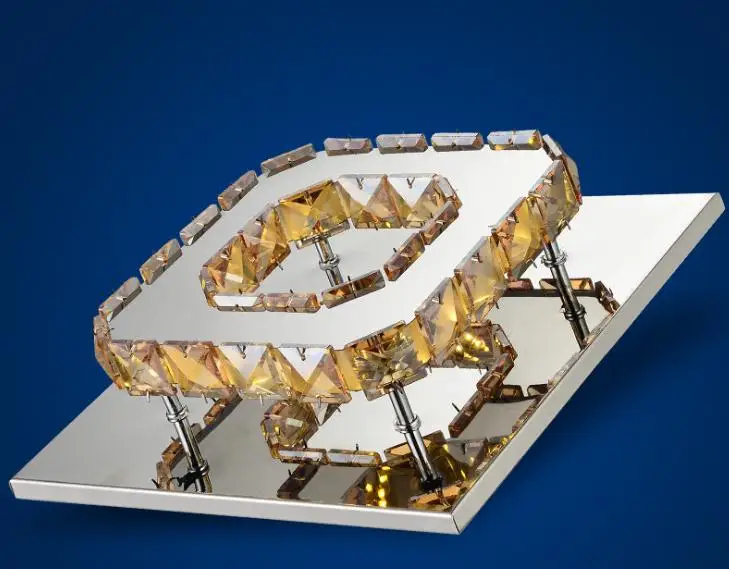 

Modern LED Ceiling light Square Crystal Lustre Luminarias Para Sala led lamps for home aisle corridor balcony kitchen fixtures