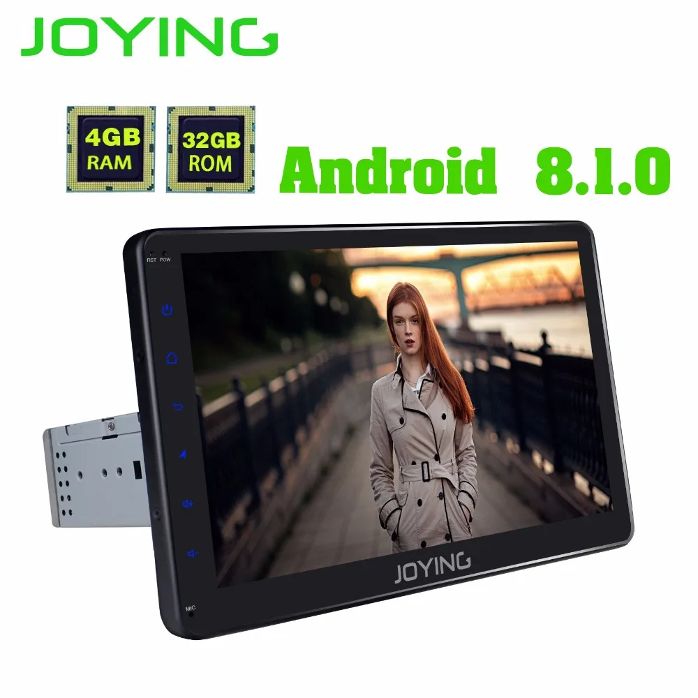 10 1 "один Din сенсорный экран gps музыкальный dvd-плеер 4 Гб + 32 ГБ Универсальный Android 8