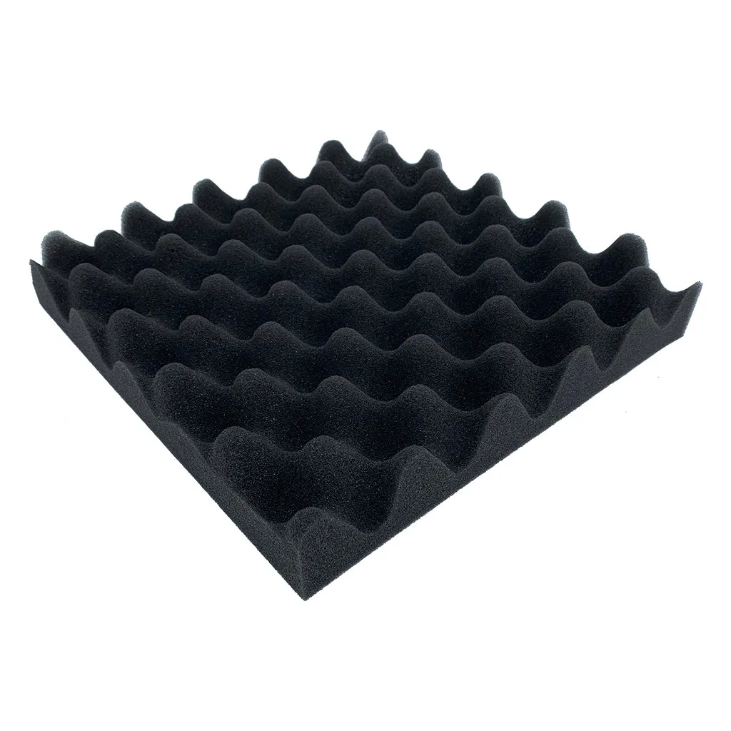 Acoustic Foam Panel Sound Stop Absorption Sponge Studio KTV Soundproof wall sticker #XTN | Дом и сад