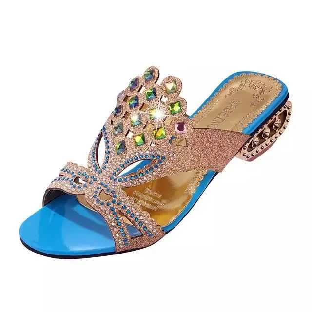 

Black Rhinestones Slippers Women Shoes Women Sandals Summer New Fashion Flip Flops Women Slippers Womens Shoes Woman Size 35-41
