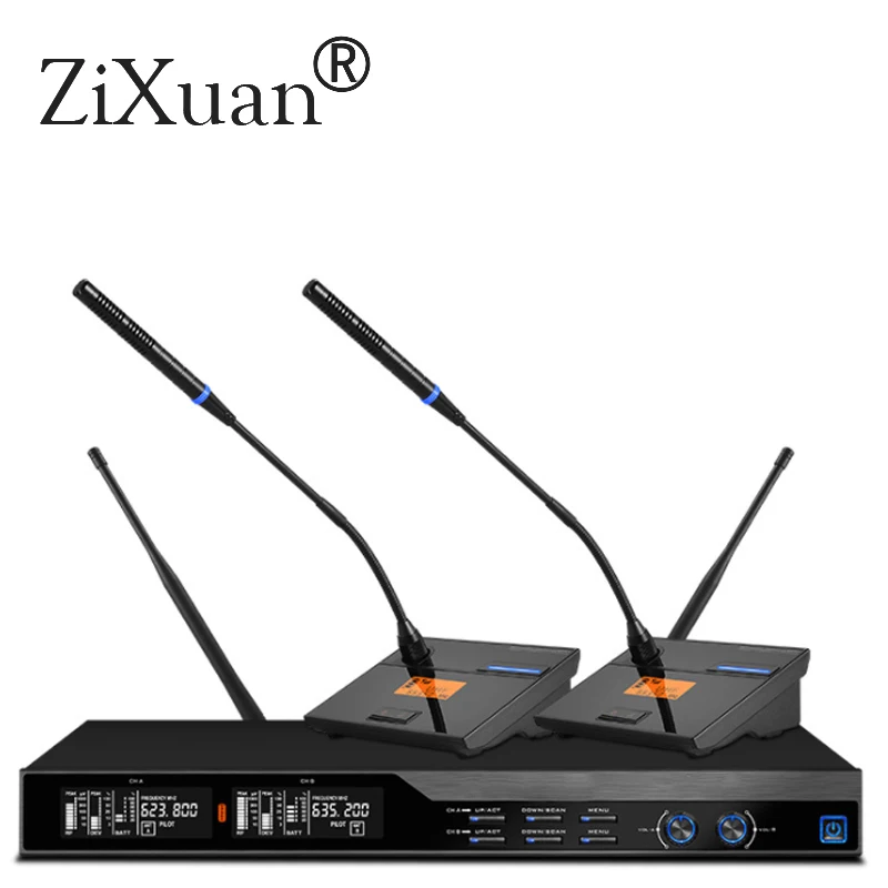구매 2019 새로운 전문 SKM9000 UHF 무선 마이크 시스템 회의 무대 회의 가라오케 연설 등