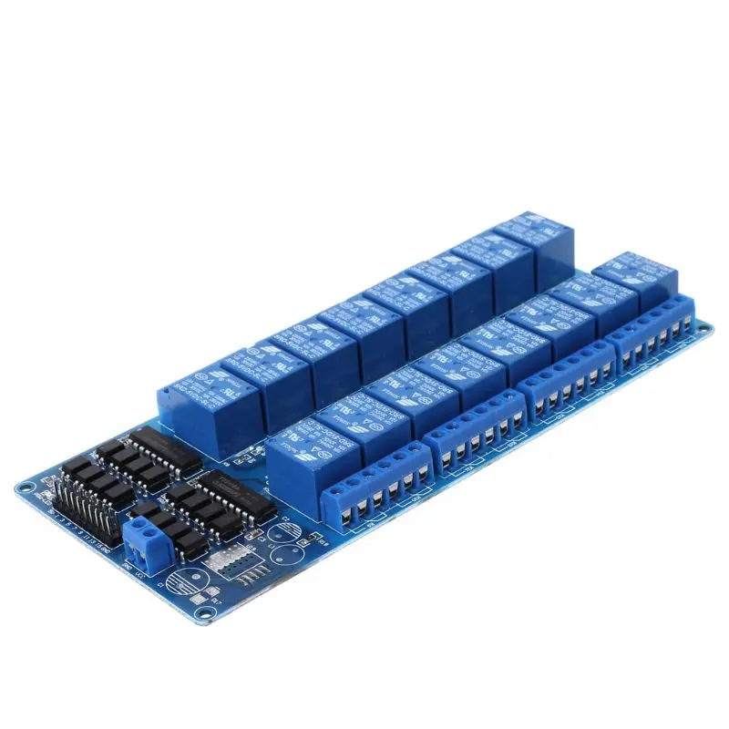 OOTDTY 16 канальный 5 в Релейный Щит модуль для Arduino UNO 2560 128 ARM PIC AVR STM32 электронный релейный ремень оптрон изоляция