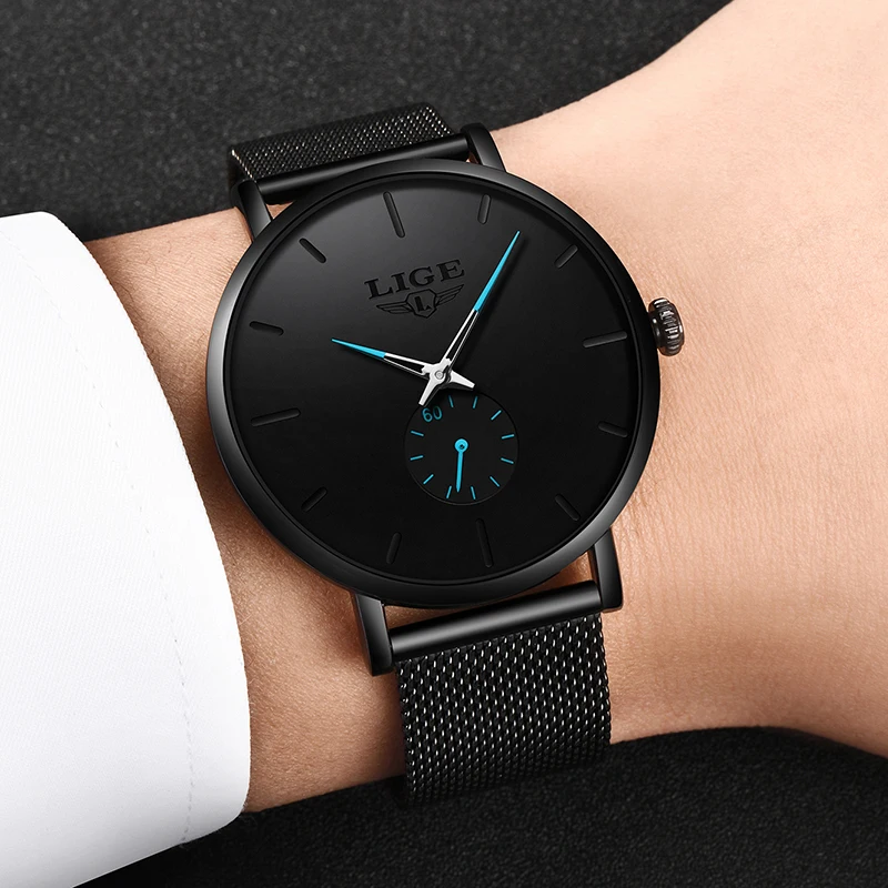 

Hot!Relogio Masculino Fashion Mens Watches Top Brand Luxury Ultra-thin Quartz Watch Men Sport Watch erkek kol saati reloj hombre