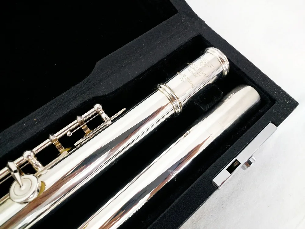 Силиконовая флейта Sankyo CF301 раздельная Посеребренная Флейта с 16 отверстиями
