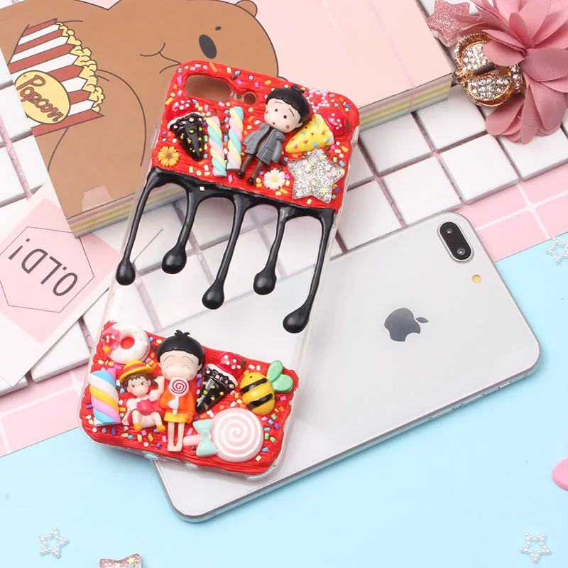 Simulated Cream Cases For Xiaomi Mix 2 A1 A2 6 6X 8 SE Lite F1 Poco phone Note 3 Phone Shell Shipping Free |