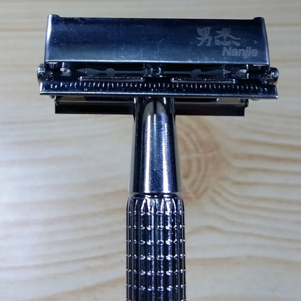 Новый 1 компл. Для мужчин традиционные классические бритвы Double Edge Chrome бритье