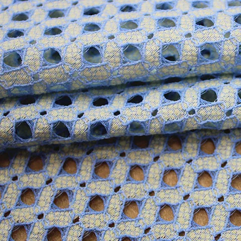 Q07 распродажа сетчатой кружевной ткани геометрические пустотелые трехмерные