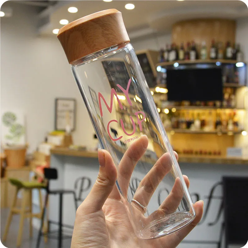 XINAHER Hot Selling Glass Sport Water Bottle With Protective Bag 400ml Fruit Outdoor Bike Bottles High Quality | Дом и сад