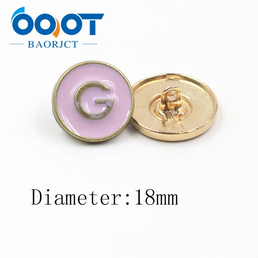 OOOT BAORJCT A 19512 504 10 шт./лот 20/18 мм высокое качество из золотистого металла кнопка