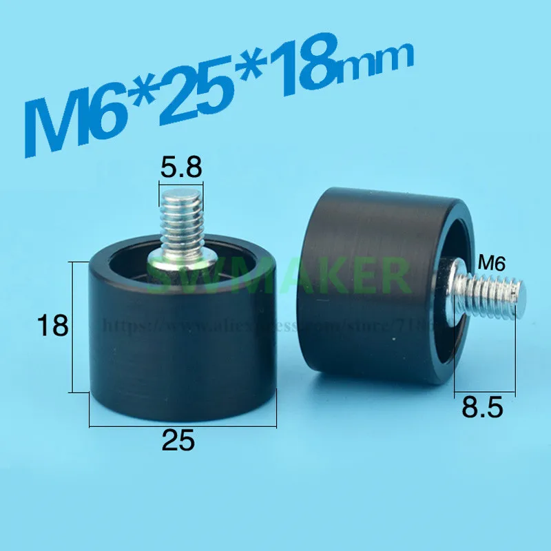 Спиннинг-машина M6 * 25*18 мм для винтового плоского шкив роликового подшипника