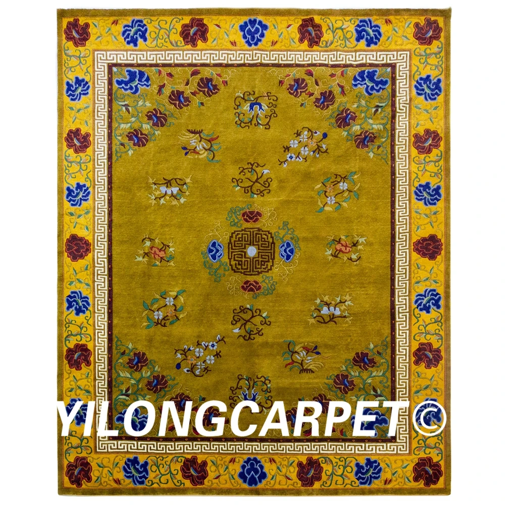 YILONG 8 'x 10' Непальские шерстяные ковры ручной работы с изысканным рисунком
