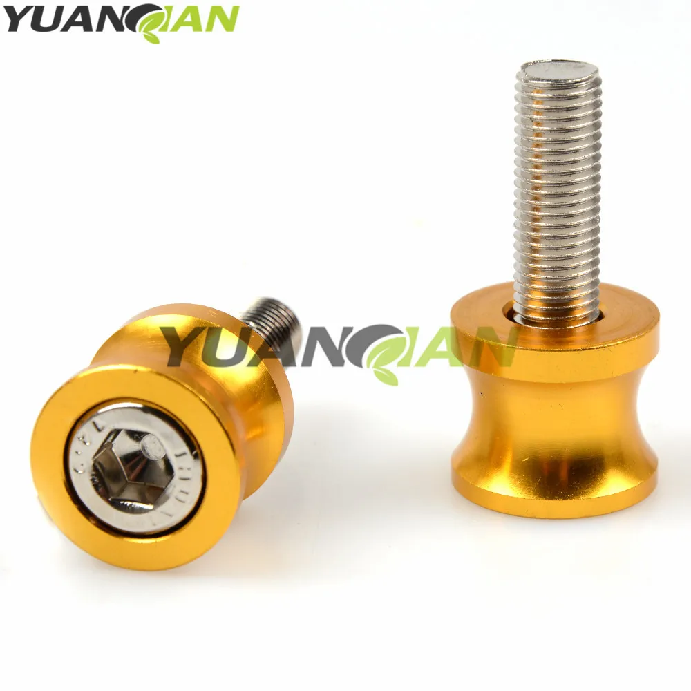 2 шт. 8 мм 10 шпули для мотоцикла CNC Swingarm катушки слайдеров Kawasaki Z800 Honda Suzuki Ducati Z8W