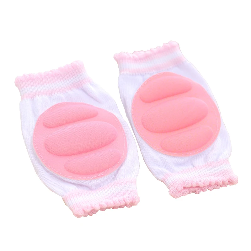 

1Pair Newborn Baby Kneepad Cozy Cotton Breathable Sponge Children Knee Pads Candy Colors Doll Learn To Walk Best Protection