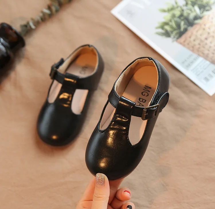 Детская обувь для маленьких девочек; мини Melissa; обувь для отдыха на плоской подошве с мягкой подошвой; кожаные кроссовки для маленьких мальчиков; спортивные кроссовки для детей черного цвета