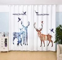 cartoon blackout curtains for kids room children curtains for children bedroom living room window curtain for child