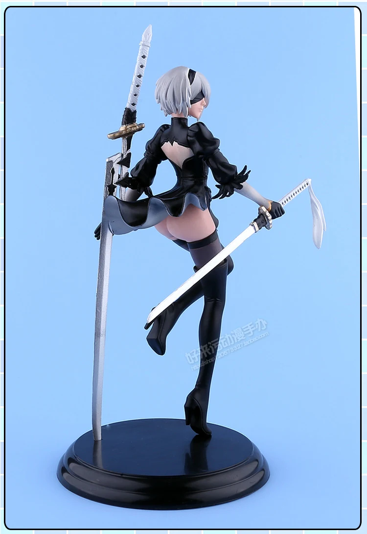 Горячая игра Sci Fi Nier Automata 2B Figura Yorha No.2 Тип B Battle Sexy 25 см фигурка игрушки|Игровые