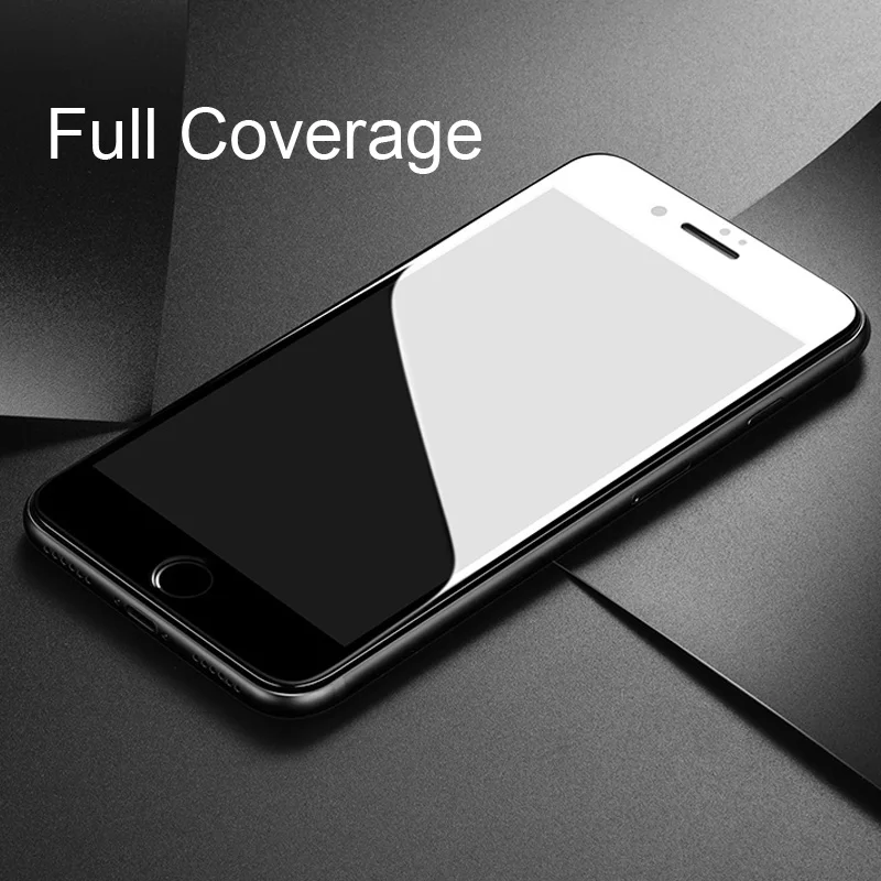 Закаленное стекло 5D для iPhone 6 s 7 Plus защита экрана 8 изогнутое полное покрытие на