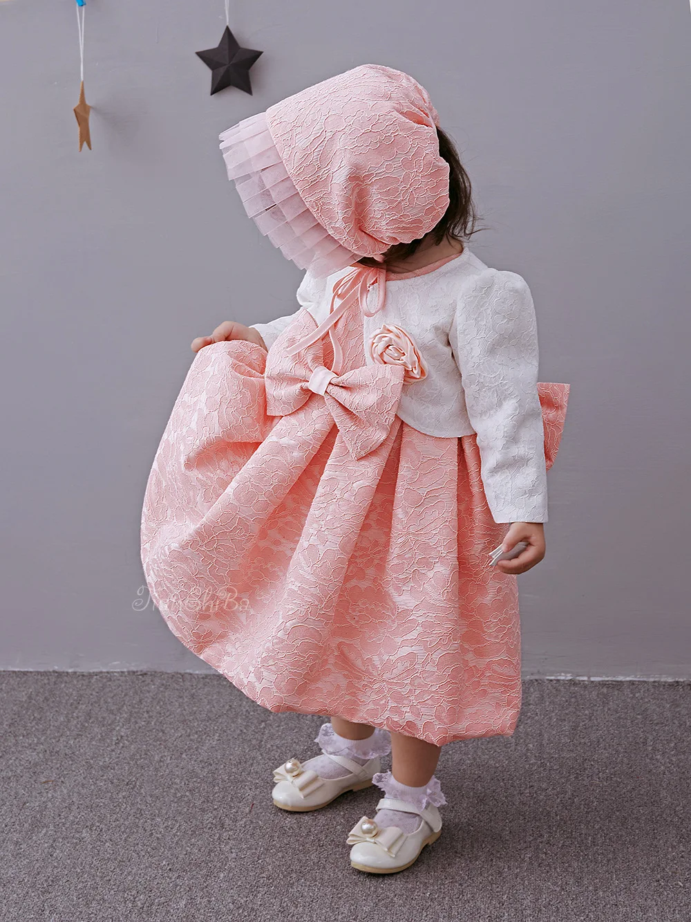 Корейская девушка полный год baby dress полнолуние вино день рождения свадьба Princess