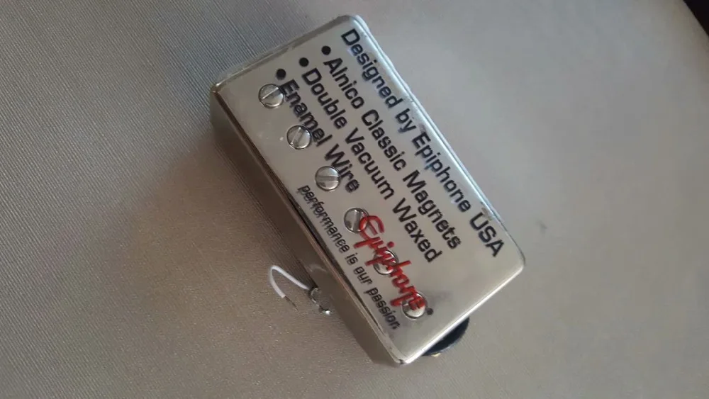 Оригинальная оригинальная электрогитара Epi b Alnico Bar Humbucker Pickup Gold Cover Сделано в