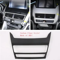 lapetus car styling dashboard navigation gps multimedia panel cover trim 1 pcs abs fit for mitsubishi eclipse cross 2018 2021