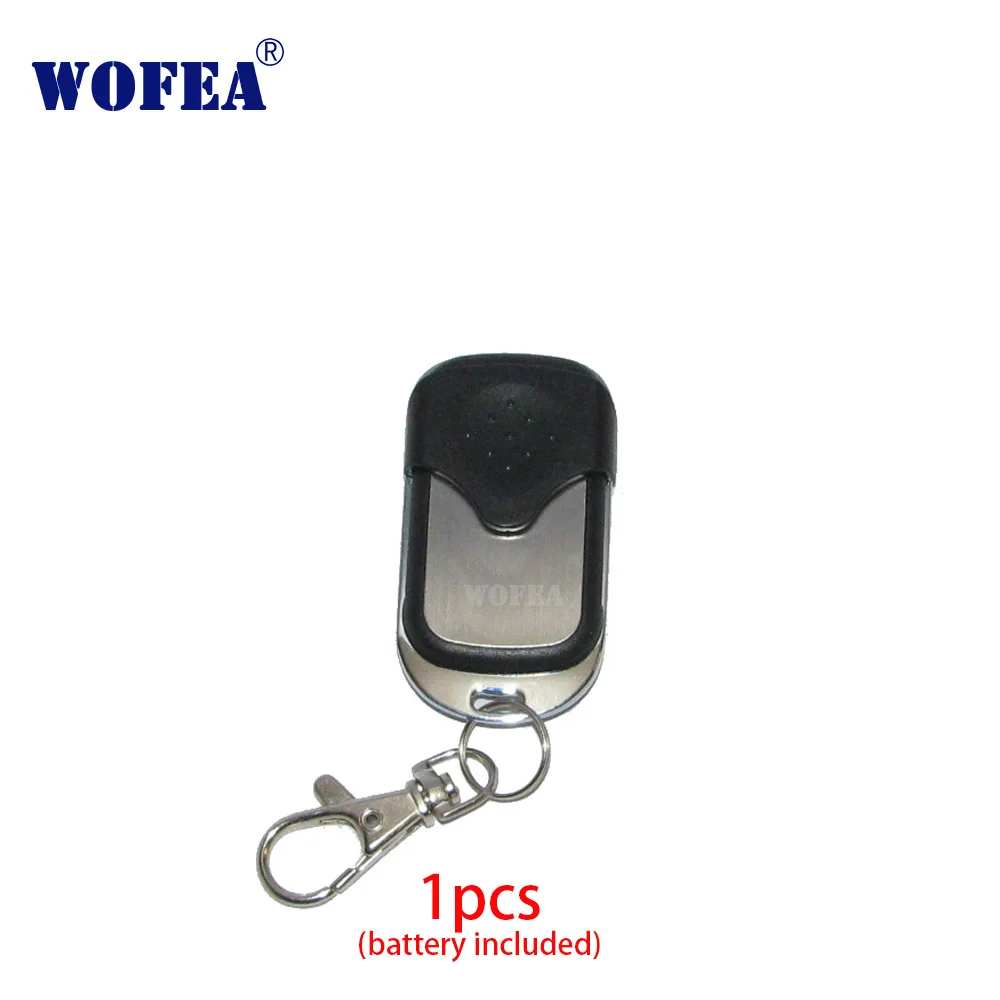 Серебристый Wofea Wi-Fi GSM сигнализация беспроводной пульт дистанционного управления обучающий код 1527 433 МГц - Цвет: Серебристый