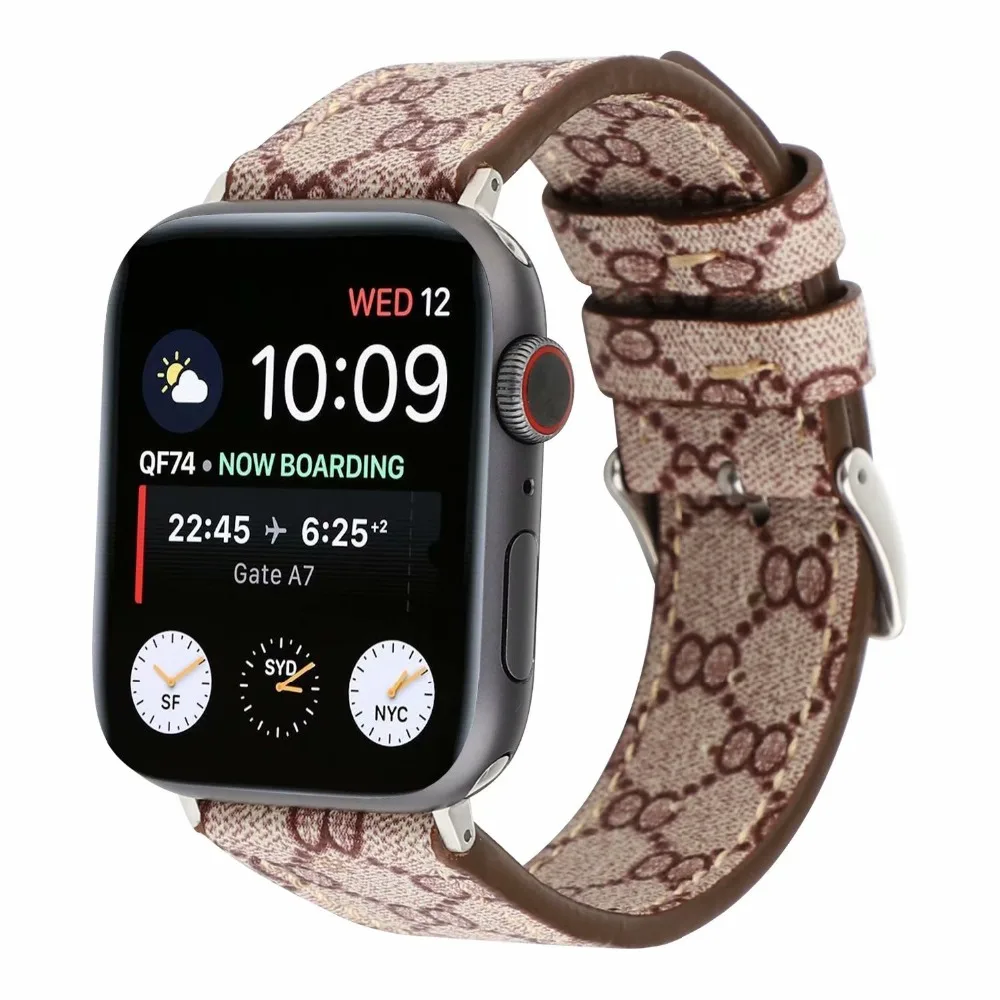 YUKIRIN модный ОО браслет из натуральной кожи для Apple Watch серии 4 3 2 1 ремешок для iWatch 38 42 мм 40 44 мм Новинка