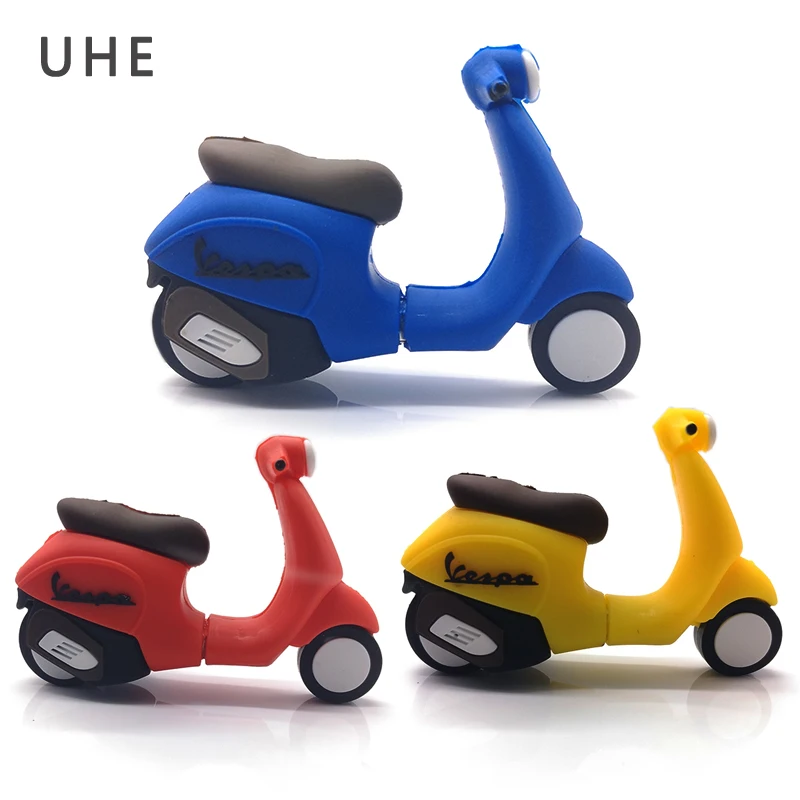 Pendrive cartoon motorcycle usb flash drive 4GB 8GB 16GB 32GB 64GB colorful memory stick personalized gift pen | Компьютеры и офис