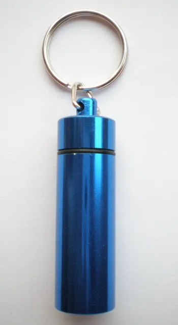 Алюминиевый Чехол для таблеток 1 шт. кеш контейнер гео Кеш брелок лекарств