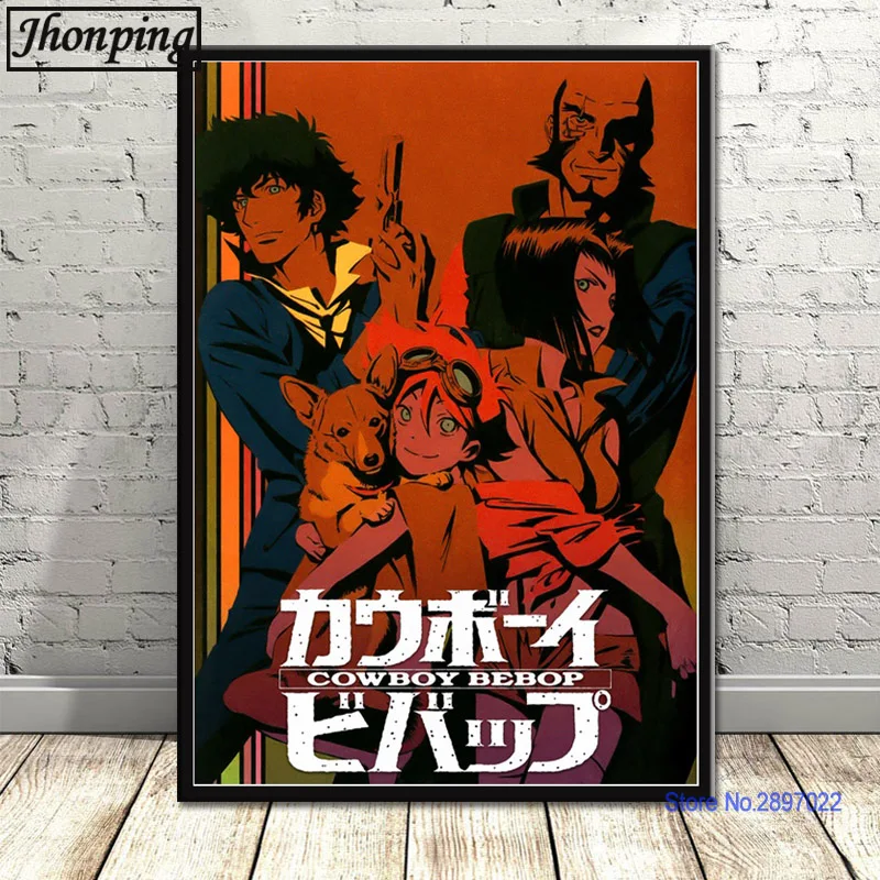 Арт плакат ковбойская Bebop Плакаты и печать Картина Настенная живопись на холсте