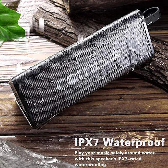 Bluetooth Колонка COMISO s IPX7 Водонепроницаемая беспроводная Портативная колонка