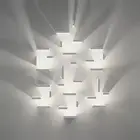 Геометрические светодиодные настенные лампы Aquare, комбинированные светисветильник ники для стены, спальни, лестницы, бра для гостиной, арт-деко