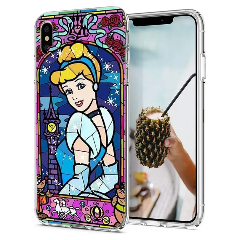 Для iPhone 8 7 6 6S Plus XS XR Max Пластиковая Задняя крышка прекрасный розовый Золотой