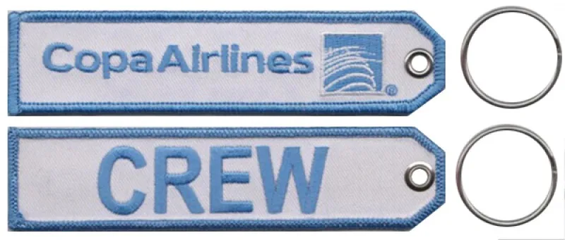 Брелоки с вышивкой Copa Airlines границей Merrow | Автомобили и мотоциклы