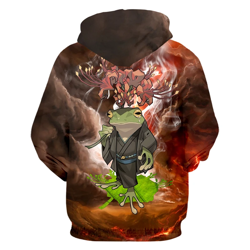 OGKB Dropshipping 2019 New Design Long Sleeve Frog And Toad Designer Men Clothing Hip Hop Unisex Plus Size Hoodie | Женская одежда