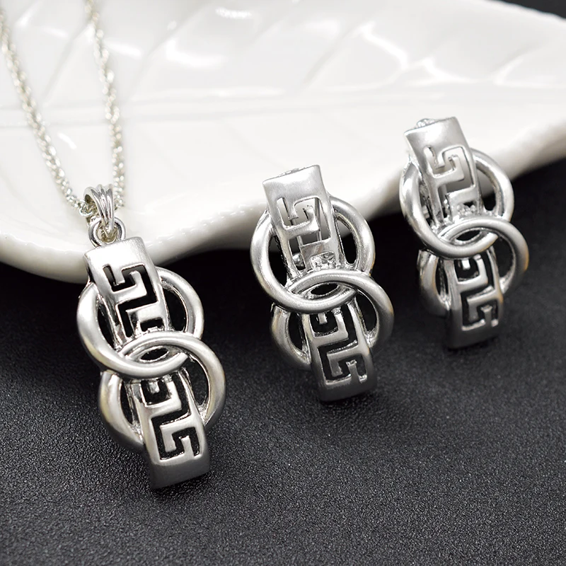 ZEA Dear Jewelry классические геометрические Ювелирные наборы для женщин колье серьги