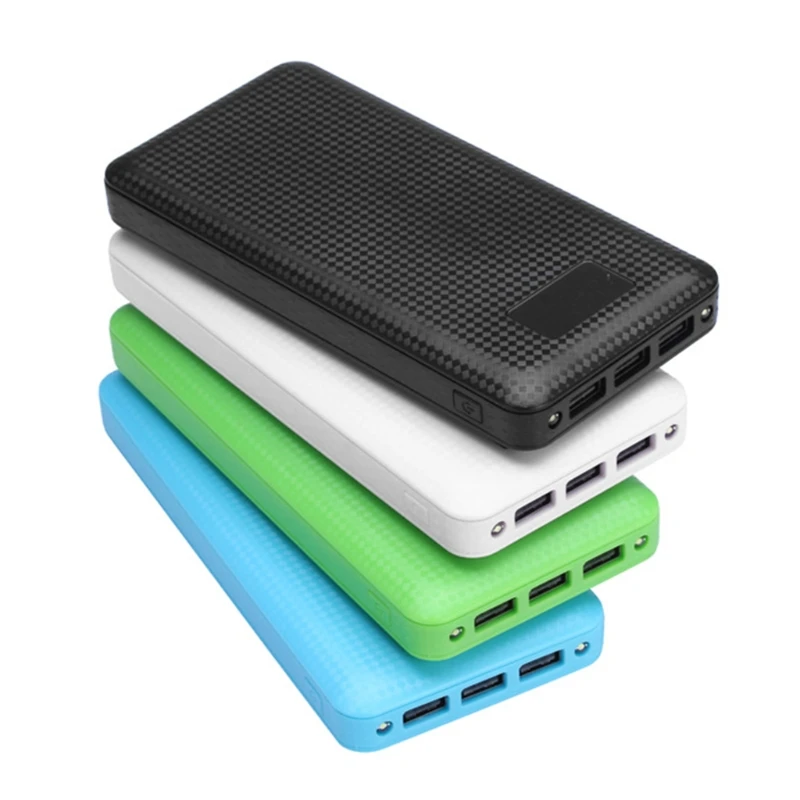 3 USB PowerBank Box 7*18650 (без батареи) DIY зарядное устройство с ЖК дисплеем 5 в корпус Powerbank