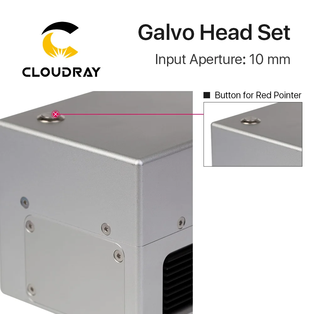 Волоконный лазер Cloudray 1064 нм высокоскоростной сканирующий гальванический сканер