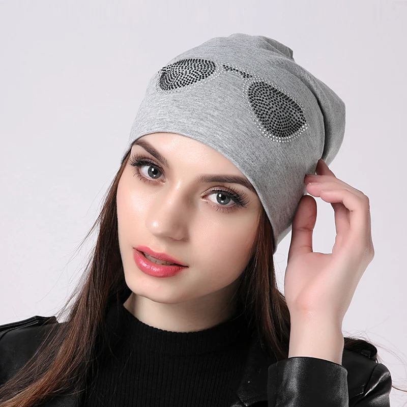 Geebro женские дизайнерские очки облегающие шапки для девочек gorras skullies женщин