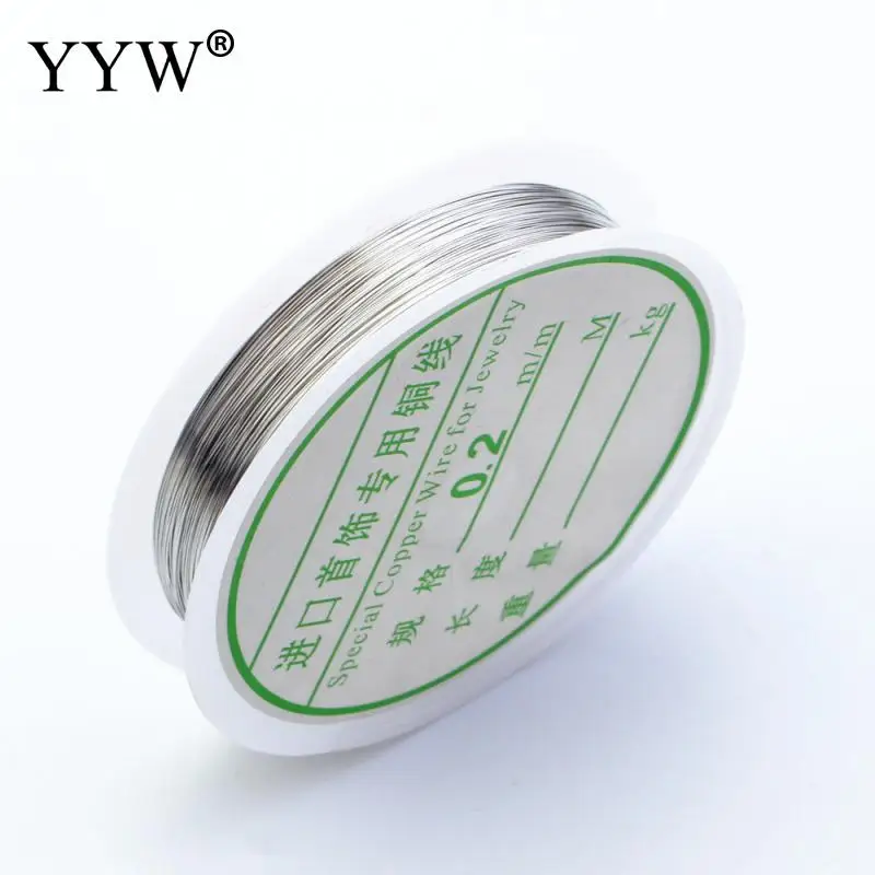 

YYW Brass Copper Wires Beading Wire For DIY Jewelry Making Fashion Golden/Rose Golden Colorful 0.2-1.0 mm Wholesale