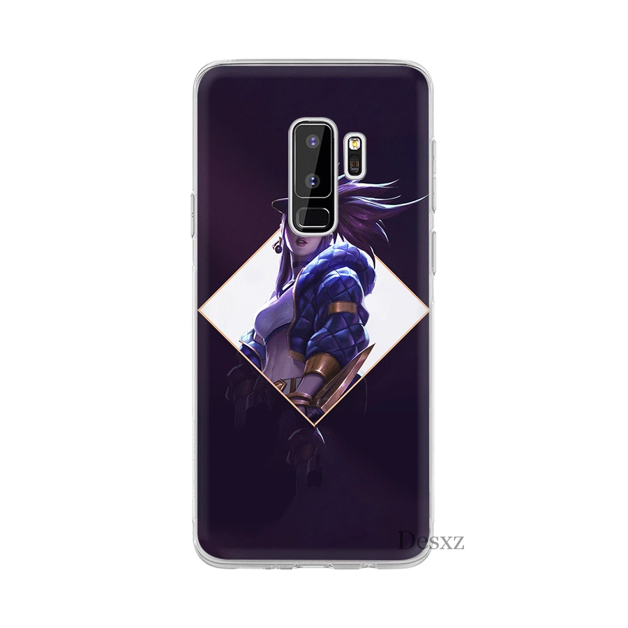 Чехол для мобильного телефона Desxz League Of Legends Akali Samsung Galaxy A10 A30 A40 A50 A70 A3 A5 A6 A8 Plus