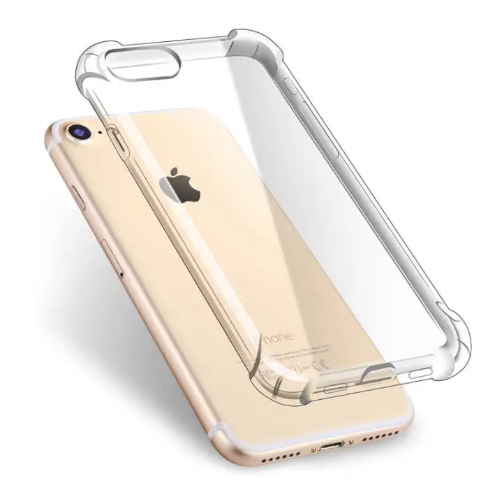 300 шт. оптовая продажа чехол для iPhone 5 5s SE 6 6s 7 8 plus X iX противоударный прозрачный