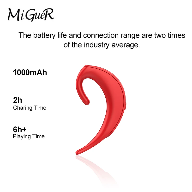 Новые OVEVO Q12 беспроводные Bluetooth наушники одиночные с микрофоном Handfree бизнес