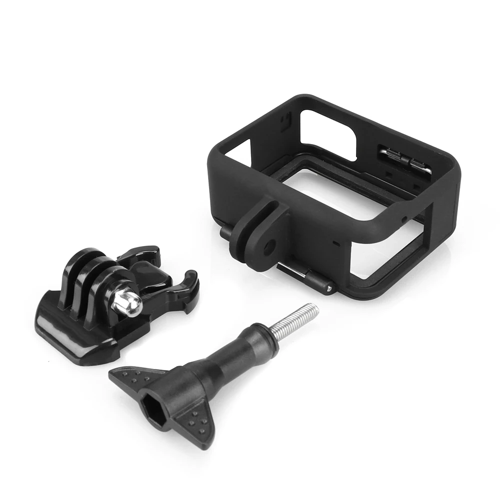 Защитный чехол с рамкой Vamson для Go pro Аксессуары экшн камеры Hero7 6 5 черный 7