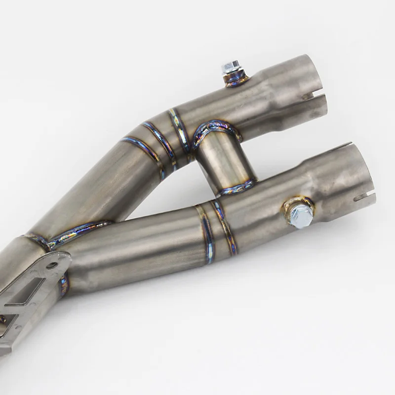 Slip On For Yamaha R1 2015-2017 Motorcycle Exhaust mid link pipe 61mm Stainless Steel Titanium Alloy Middle Pipe Moto Modify | Автомобили