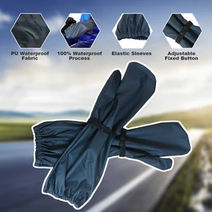 Непромокаемые дождевики QIAN для женщин и мужчин, 100% водонепроницаемые велосипедные длинные перчатки для дождя, дождевик, дождевик, снаряжение для дождя, аксессуары для пончо