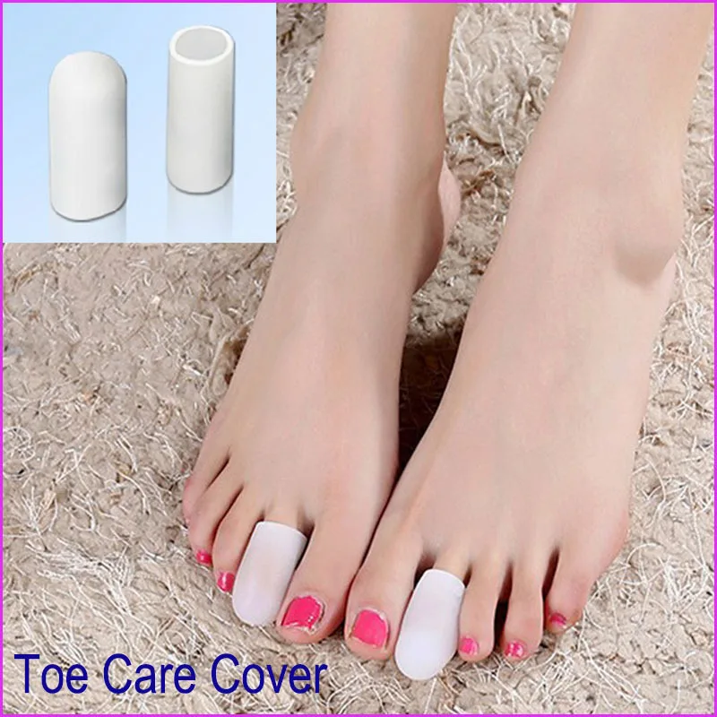 2Pair New Silicone Toe Tube Bunion Toes Protector Gel Feet Care Cover Separators Plantillas Para Los Pies Pedicure Tools | Красота и