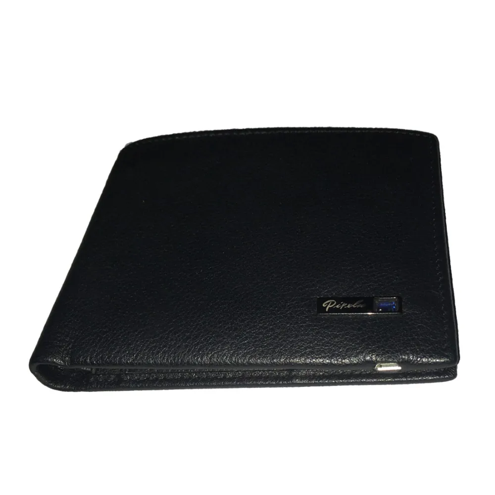 Минималистичный rfid защитный кошелек из натуральной кожи анти-потерянный анти