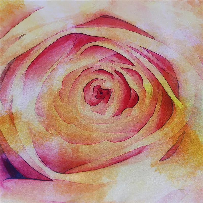 Платок BAOSHIDI квадратный платок из чистого шелка в момме бандана роскошный