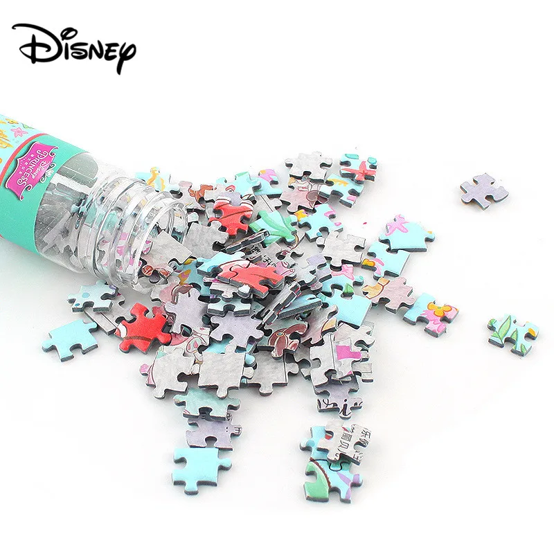 Дисней 150 шт. Мультфильм Эльза Принцесса головоломка игра пробирка упаковка